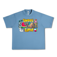 Pebble Blue summer time Urban Heavy Tee - CowhideDigitalArt
