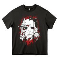 Asphalt friends horror face mashup horror movies halloween Heavy Core Tee - artisFamous