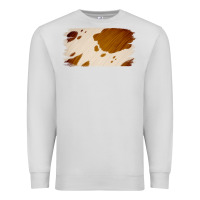 Dove Grey Cowhide Lightbrown Premium Sweatshirt - Jasminsmagicworld
