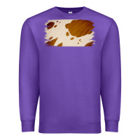 Purple Cowhide Lightbrown Premium Sweatshirt - Jasminsmagicworld
