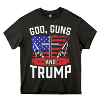 Asphalt god guns and trump Heavy Core Tee - artisFamous