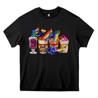Black lgbt coffee cups Heavy Core Tee - FaDigitalArtStudio