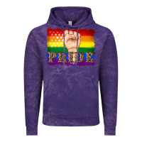 Cloud Purple lgbtq  flag and hand pride Vintage Hoodie - Artiststas
