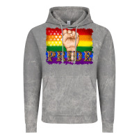 Cloud Rock lgbtq  flag and hand pride Vintage Hoodie - Artiststas