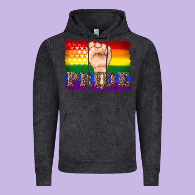Lgbtq  Flag And Hand Pride Vintage Hoodie Designed By Artiststas
