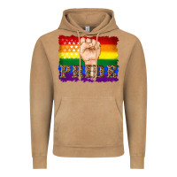 Vintage Camel lgbtq  flag and hand pride Vintage Hoodie - Artiststas