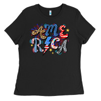 Black America Ladies Tee - CowhideDigitalArt
