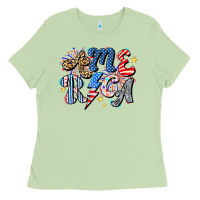 Matcha America Ladies Tee - CowhideDigitalArt