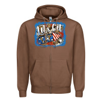 Chestnut Let's Get Lit Zipper Hoodie - Jasminsmagicworld