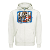 Oatmeal Heather Let's Get Lit Zipper Hoodie - Jasminsmagicworld