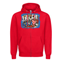 Red Let's Get Lit Zipper Hoodie - Jasminsmagicworld