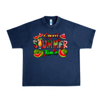 Navy summer time Urban Heavy Tee - CowhideDigitalArt