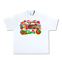White summer time Urban Heavy Tee - CowhideDigitalArt