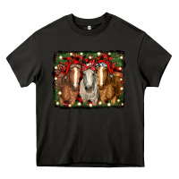Asphalt Christmas horses Heavy Core Tee - RanaPortraitStore