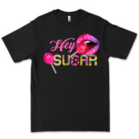 Black hey sugar valentine's day Premium Tee - FaDigitalArtStudio