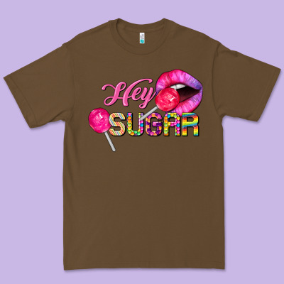 Hey Sugar Valentine's Day Premium Tee Designed By Fadigitalartstudio