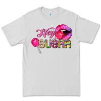 Dove Grey hey sugar valentine's day Premium Tee - FaDigitalArtStudio