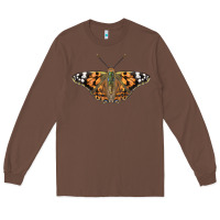 Chestnut Painted Lady Long Sleeve Tee - LillyAllenDesigns