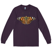 Plum Painted Lady Long Sleeve Tee - LillyAllenDesigns