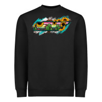 Black Tennessee Map Sunflower Cactus Serape Heavyweight Sweatshirt - RanaPortraitStore