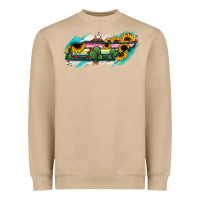Mushroom Tennessee Map Sunflower Cactus Serape Heavyweight Sweatshirt - RanaPortraitStore