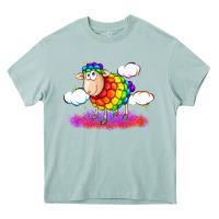 Arona rainbow sheep pride Heavy Core Tee - FaDigitalArtStudio