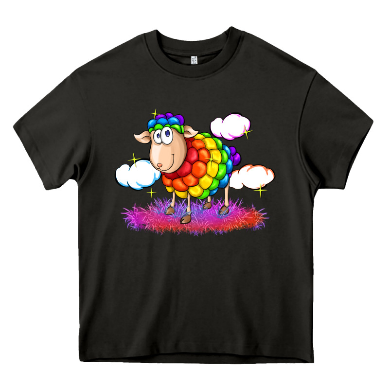 Rainbow Sheep Pride Heavy Core Tee by FaDigitalArtStudio | Teevron