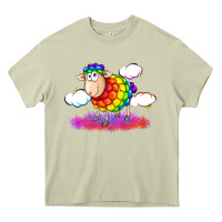 Mossy rainbow sheep pride Heavy Core Tee - FaDigitalArtStudio