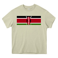 Mossy kenya flag Heavy Core Tee - artisFamous