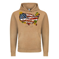Vintage Camel usa map with sunflower and cactus Vintage Hoodie - Artiststas