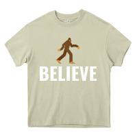 Mossy believe bigfoot white Heavy Core Tee - artisFamous