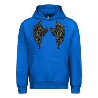 Cobalt leopard camouflage wings Urban Hoodie - RanaPortraitStore