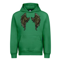 Emerald leopard camouflage wings Urban Hoodie - RanaPortraitStore