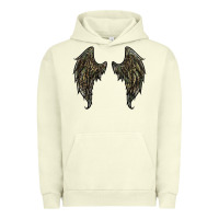 Pigment Pistachio leopard camouflage wings Urban Hoodie - RanaPortraitStore