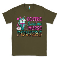 Army Green Coffee Gives Me Nurse Powers Classic Tee - FaDigitalArtStudio