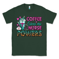 Sports Green Coffee Gives Me Nurse Powers Classic Tee - FaDigitalArtStudio