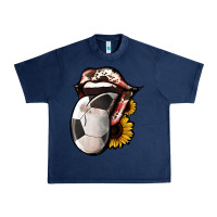 Navy Soccer Tongue Urban Heavy Tee - Jasminsmagicworld