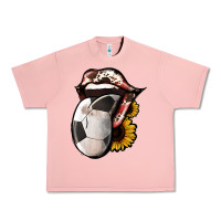 Salmon Soccer Tongue Urban Heavy Tee - Jasminsmagicworld