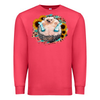 Cardinal Sunflower Leopard Hedgehog Premium Sweatshirt - Jasminsmagicworld
