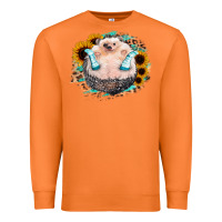 Carrot Sunflower Leopard Hedgehog Premium Sweatshirt - Jasminsmagicworld