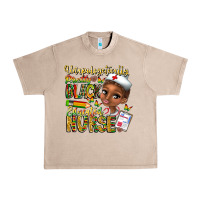 French Oak unapologetically pretty black educated nurse Urban Heavy Tee - CowhideDigitalArt