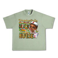 Oil Green unapologetically pretty black educated nurse Urban Heavy Tee - CowhideDigitalArt