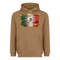Toasted Coconut mexican flag with leopard Heavyweight Hoodie - RanaPortraitStore