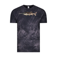 Cloud Black Paddlefish Illustrations, Vintage Tee - LillyAllenDesigns