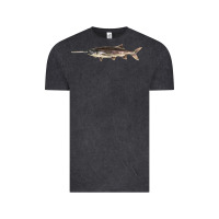 Vintage Black Paddlefish Illustrations, Vintage Tee - LillyAllenDesigns