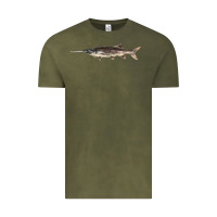 Vintage Olive Paddlefish Illustrations, Vintage Tee - LillyAllenDesigns