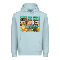 Blue Mist pumpkin spice junkie Premium Hoodie - BarkalooDesign
