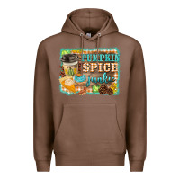 Chestnut pumpkin spice junkie Premium Hoodie - BarkalooDesign