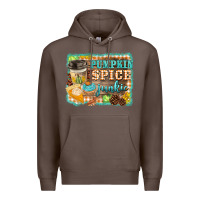 Coffee pumpkin spice junkie Premium Hoodie - BarkalooDesign