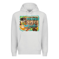 Dove Grey pumpkin spice junkie Premium Hoodie - BarkalooDesign